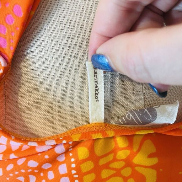 Anthropologie Marimekko Lilka Pidot Maillot One Piece Swimsuit Women's Medium - Picture 9 of 11